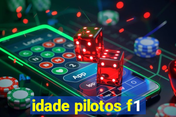 idade pilotos f1